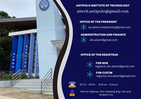 aitech antipolo|Senior High School – Antipolo Institute of Technology.